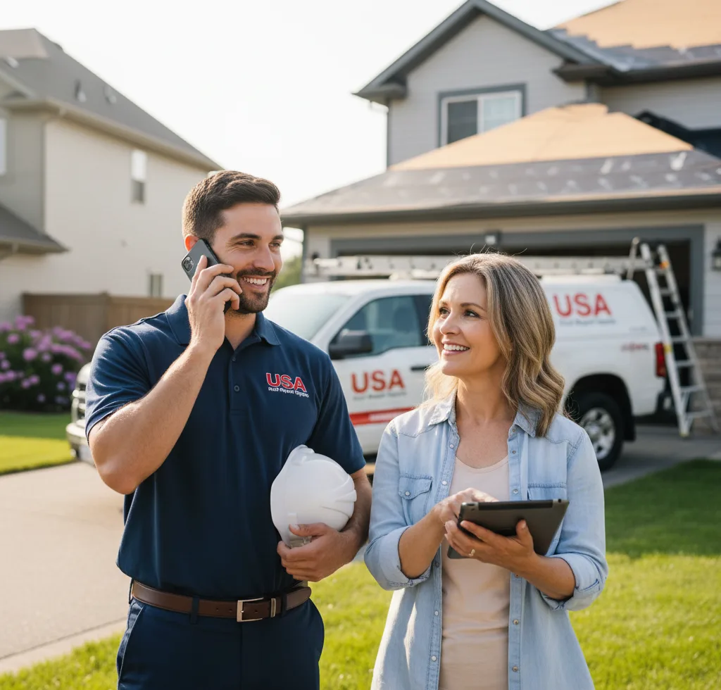 USA Roof Repair Experts customer support in Rutherford